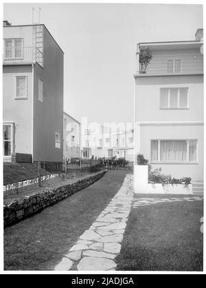 Werkbundsiedlung, Haus 44, 45, 39, 40 (13th, Vista delle case Veitingerg. 111-117 e Woinovichg. 3 e 5). Martin Gerlach jun. (1879-1944), fotografo Foto Stock