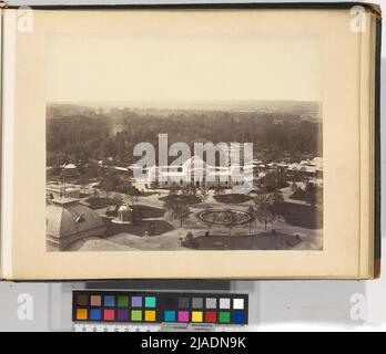 Mostra Mondiale 1873: Vista dal tetto della rotonda al Kaiserpavillon (n. 610). Michael Frankenstein & Comp. (1843-1918), Photo Studio, Associazione Fotografi viennesi, Casa Editoria Foto Stock