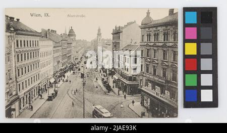9th, 8th, Alser Straße - maggiore vista contro la città interna, cartolina. Fratelli Kohn KG (B. K. W. I.), PRODUTTORE Foto Stock