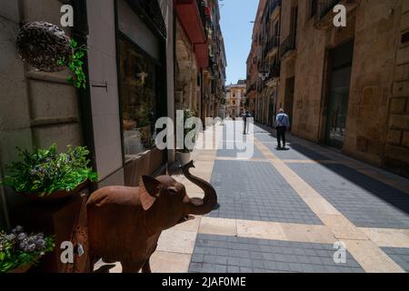 Tarragona è una città costiera della Catalogna (Spagna). È la capitale e la città più grande della contea di Tarragonès, Camp de Tarragona. Foto Stock