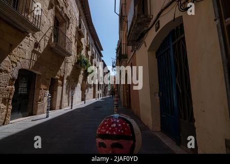 Tarragona è una città costiera della Catalogna (Spagna). È la capitale e la città più grande della contea di Tarragonès, Camp de Tarragona. Foto Stock