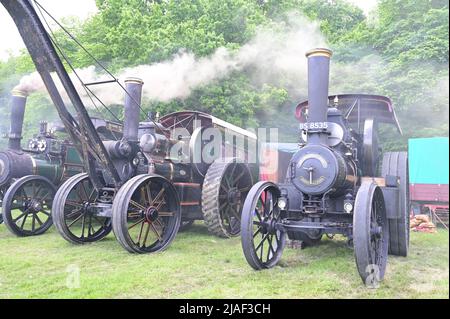 Motori di trazione a Horsted Keynes nel Sussex occidentale. Foto Stock