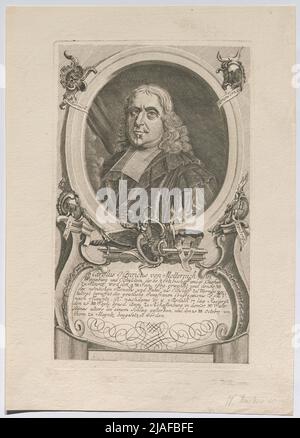 Carolus Henricus von Metternich a Winneburg e Bylstein, il 65th Ertzbischoff e il 50. Churfürst zu Mayntz. È il 9th gennaio 1679 (...) '. Karl Heinrich von Metternich-Winnburg, Arcivescovo di Magonza. Sconosciuto Foto Stock