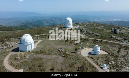 Servizi dell'osservatorio di Calar Alto nella provincia di Almeria, Spagna. Foto Stock