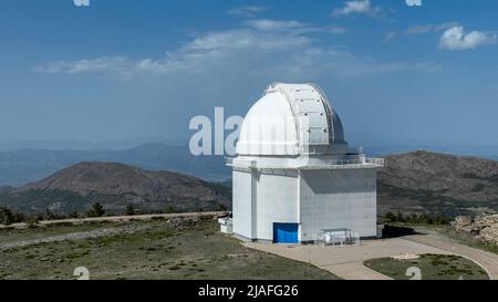 Servizi dell'osservatorio di Calar Alto nella provincia di Almeria, Spagna. Foto Stock