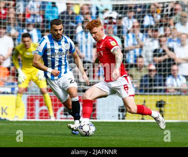 LONDRA, INGHILTERRA - MAGGIO 29:Jack Colback di Nottingham Forest durante il campionato - gioco finale tra Huddersfield Town e Nottingham Forest a Wemb Foto Stock