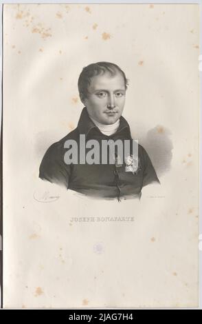 Joseph Bonaparte '. Giuseppe Bonaparte, re di Napoli, re di Spagna. Francois Seraphin Delpech (1778-1825), litografica, dopo: Antoine Maurin (1793-1860), artista Foto Stock