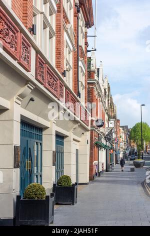 Street scene, Bridge Street, Warrington, Cheshire, Inghilterra, Regno Unito Foto Stock