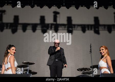 Napa, Stati Uniti. 29th maggio 2022. PITBULL si esibisce durante la Napa Valley Expo di BottleRock del 2022 il 29 maggio 2022 a Napa, California. Foto: Chris Tuite/imageSPACE/Sipa USA Credit: Sipa USA/Alamy Live News Foto Stock