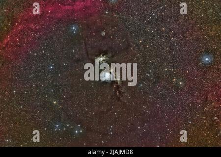 Riflessione nebulosa Messier 78 nella costellazione Orion. Foto Stock