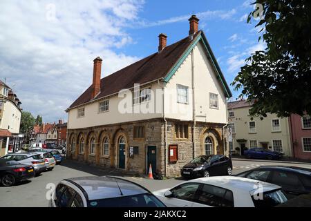 Il municipio, Alcester, Warwickshire Foto Stock