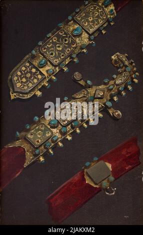 Studio di un Sabre turco dal 17th C. Chlebowski, Stanis AW von (1835 1884) Foto Stock