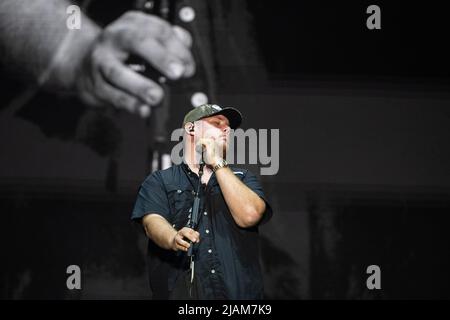 Luke Combs si esibisce durante la Napa Valley Expo di Napa Valley del 2022 a BottleRock il 29 maggio 2022 a Napa, California. Foto: Chris Tuite/imageSPACE/MediaPunch Foto Stock