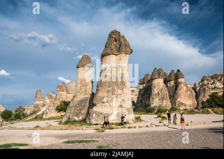 Camini delle fate a Pasabag in Cappadocia Foto Stock