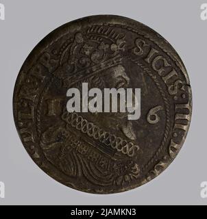Falso Coin, Gdańsk Ort, 1623, Sigismund III Vasa (1587 1632) Foto Stock