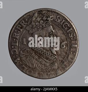 Falso Coin, Gdańsk Ort, 1623, Sigismund III Vasa (1587 1632) Foto Stock