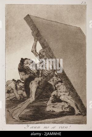 Non c'è un furgone! E ancora non vanno!; asse n° 59 da: “Los Caprichos” Caprices, ed. II, Madrid ca. 1855 Goya, Francisco de (1746 1828) Foto Stock