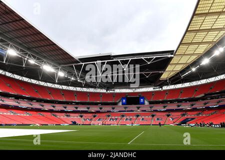 Londra, Francia. 31st maggio 2022. Una visione generale dello stadio durante l'allenamento in vista della partita di calcio del Trofeo Finalissima 2022 tra Italia e Argentina allo stadio Wembley di Londra, Inghilterra, 31th maggio 2022. Foto Andrea Staccioli/Insidefoto Credit: Ininsidefoto srl/Alamy Live News Foto Stock