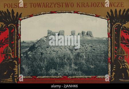 SOCHACZEW – rovine del castello Trybalski, Antoni, Editore della Società Polacca di Sightseeing a Varsavia al. Jerozolimskie 29 Foto Stock