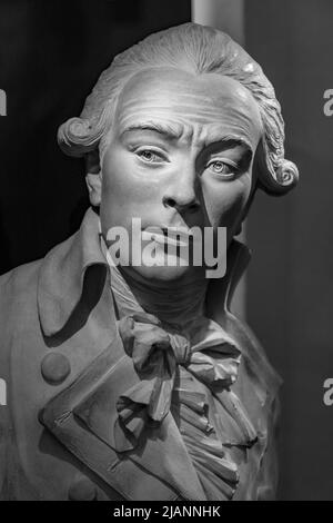 Parigi, Francia - 1 aprile 2017: Maximilien Robespierre 1758-1794. Avvocato e politico francese, figura influente associata ai francesi Foto Stock