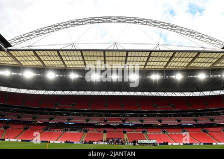 Londra, Francia. 31st maggio 2022. I giocatori argentini durante un allenamento il giorno prima della partita di calcio del Trofeo Finalissima 2022 tra Italia e Argentina allo stadio Wembley di Londra, Inghilterra, 31th maggio 2022. Foto Andrea Staccioli/Insidefoto Credit: Ininsidefoto srl/Alamy Live News Foto Stock