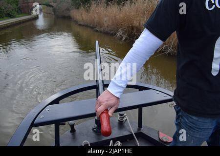 Barche del canale nel Worcestershire Regno Unito Foto Stock