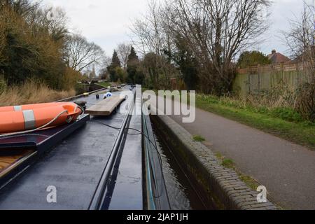 Barche del canale nel Worcestershire Regno Unito Foto Stock