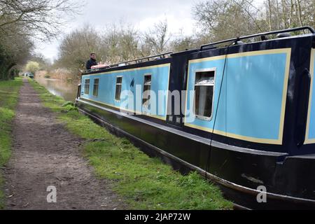 Barche del canale nel Worcestershire Regno Unito Foto Stock