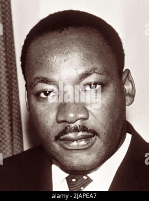 Dr. Martin Luther King, Jr. (1929-1968), leader americano per i diritti civili. Foto Stock