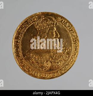 FALSO GDA CINQUE DUCAT DONATIVO, 1645, LADISLAUS IV VASA (1633 1648) Foto Stock