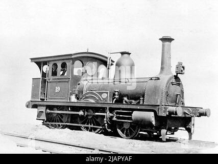 Ferrovie Australiane del Sud Una Classe No. 19 ca. Possibilmente all'inizio del 1900s Foto Stock