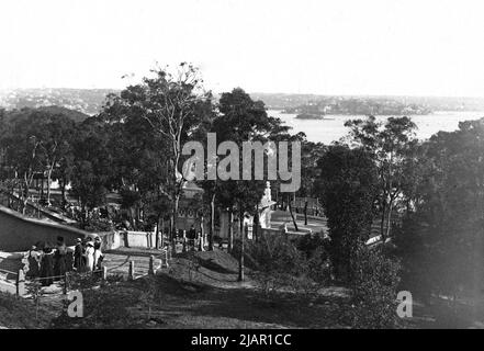 Nel terreno: Parco zoologico Taronga ca. 1916 Foto Stock