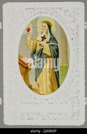 Saint. Teresa Z Ávili (Teresa Sánchez de Cepae e Ahumada, 1515 Ávila, Spagna 1582 Alba de Tormes, Spagna) Carmelitano, mistico, teologo e scrittore di Controriforma sconosciuto Foto Stock