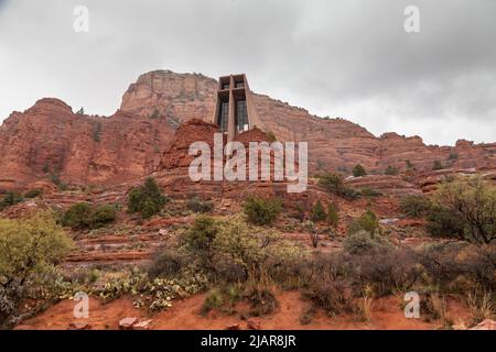 Cappella di Santa Croce, a Sedona, in Arizona, Stati Uniti d'America Foto Stock