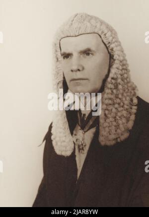 Il politico australiano George John Bell, nel garb del diffusore ca. 1938 Foto Stock