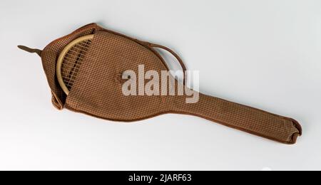 Racchetta da tennis con custodia National Sports Products Factory Frema Foto Stock