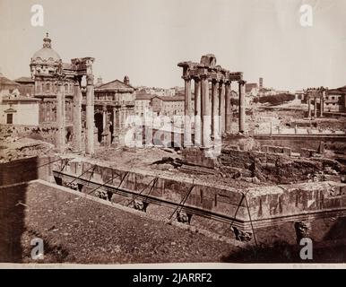 Roma l'estate dei fori Romani, Giorgio (Georg) (1834 1914) Foto Stock