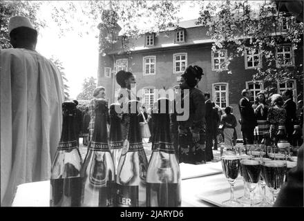 Die Aufnahme zeigt der Diplomatenempfang a Bonn. Foto Stock