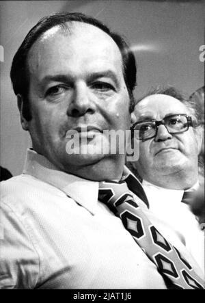 Politiker Karl Wienand und Julius Steiner. Foto Stock