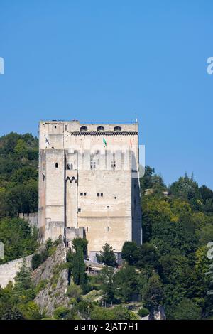 Tour de Crest, Chateau de Crest, Dipartimento di Drome, Francia Foto Stock