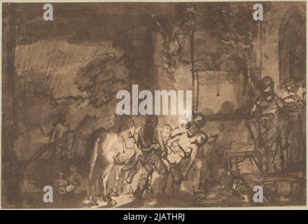 Bliżej Kultury H. Kleinmann & Co Haarlem, Rembrandt van Rijn (1606 1669) Foto Stock