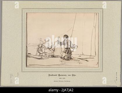 Bliżej Kultury H. Kleinmann & Co Haarlem, Rembrandt van Rijn (1606 1669) Foto Stock