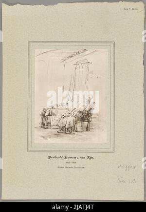 Bliżej Kultury H. Kleinmann & Co Haarlem, Rembrandt van Rijn (1606 1669) Foto Stock