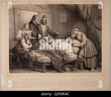 Mazepa Imp. Lemercier Bernard et Cie, Devéria, Achille (1800 1857) Foto Stock