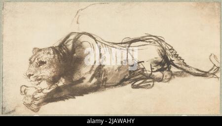 Bliżej Kultury Rembrandt van Rijn (1606 1669), H. Kleinmann & Co Haarlem Foto Stock