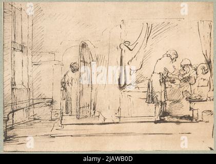 Bliżej Kultury Rembrandt van Rijn (1606 1669), H. Kleinmann & Co Haarlem Foto Stock