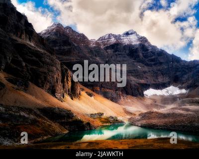 Parco Nazionale di Yoho, Opabin altopiano, British Columbia, Canada Foto Stock