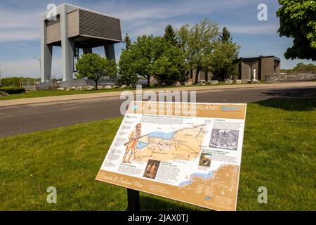 New York Power Authority Niagara Power Vista Lewiston NY Foto Stock