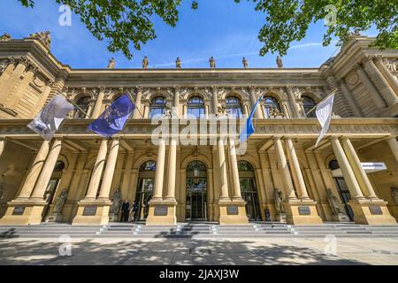 Deutsche Börse, Börsenplatz, Frankfurt am Main, Hessen, Deutschland Foto Stock