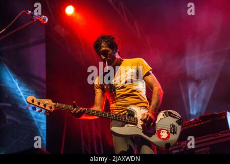 Zen Circus in concerto a Magnolia, Milano, il 21 2014 settembre Foto Stock